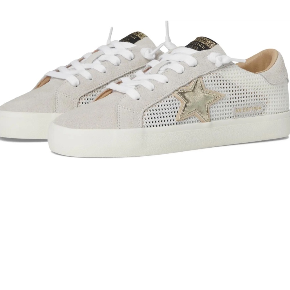 Vintage Havana Gold Star and Mesh Sneakers